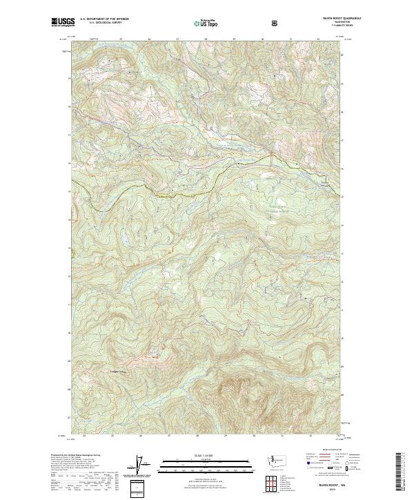 Raven Roost topographic map thumbnail