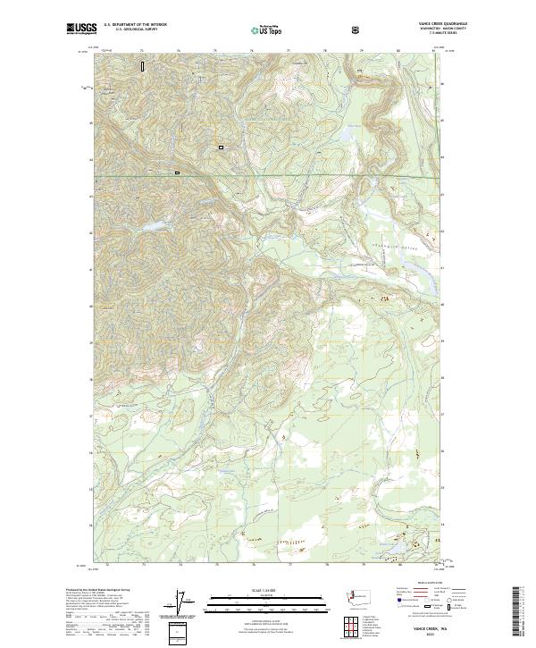 Vance Creek 2023 topographic map thumbnail