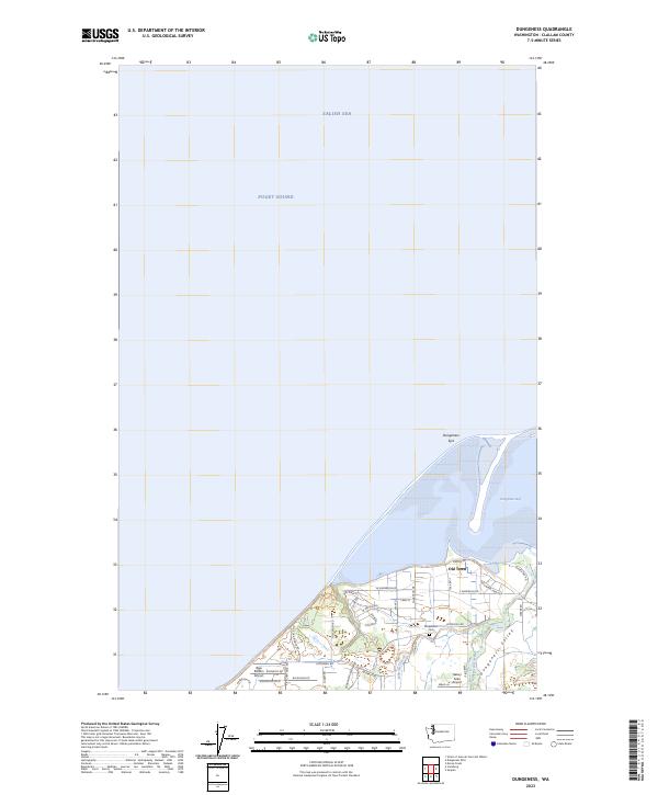 Dungeness topographic map thumbnail