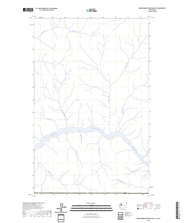Abercrombie Mountain OE N topographic map thumbnail