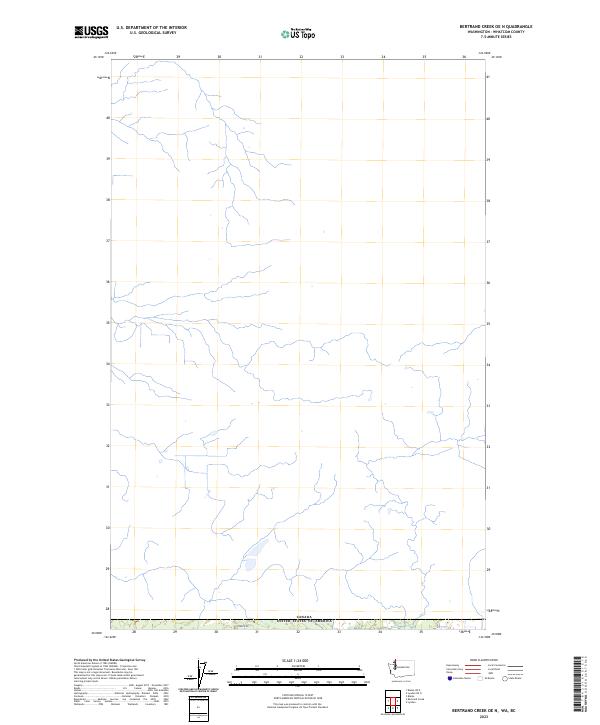Bertrand Creek OE N topographic map thumbnail