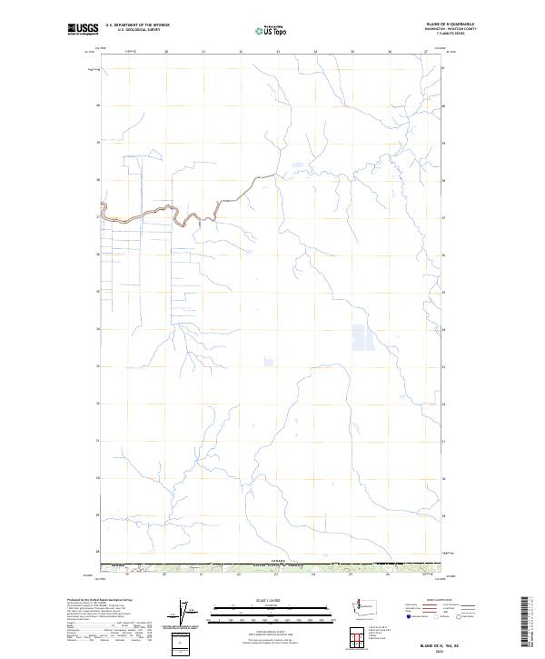 Blaine OE N topographic map thumbnail