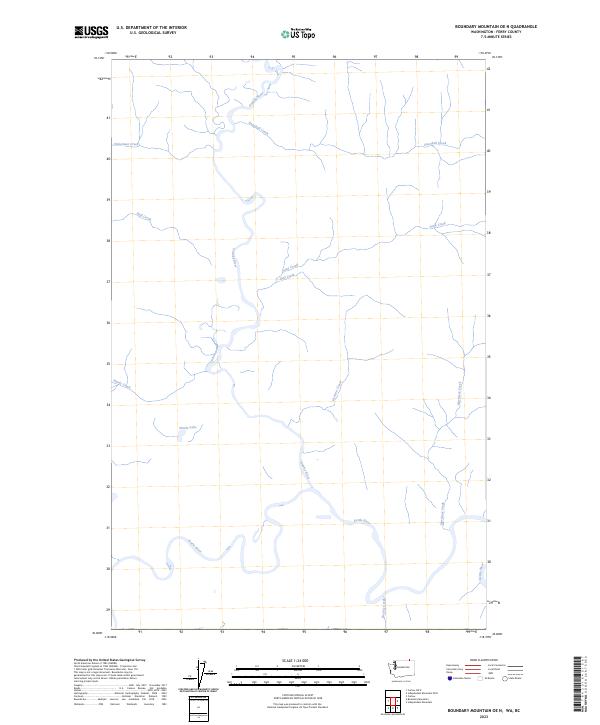 Boundary Mountain OE N topographic map thumbnail