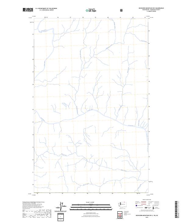 Buckhorn Mountain OE N topographic map thumbnail