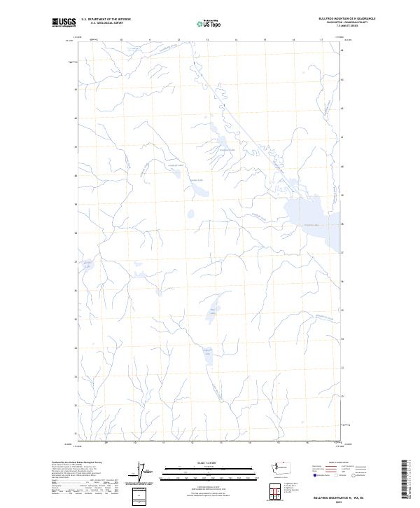 Bullfrog Mountain OE N topographic map thumbnail