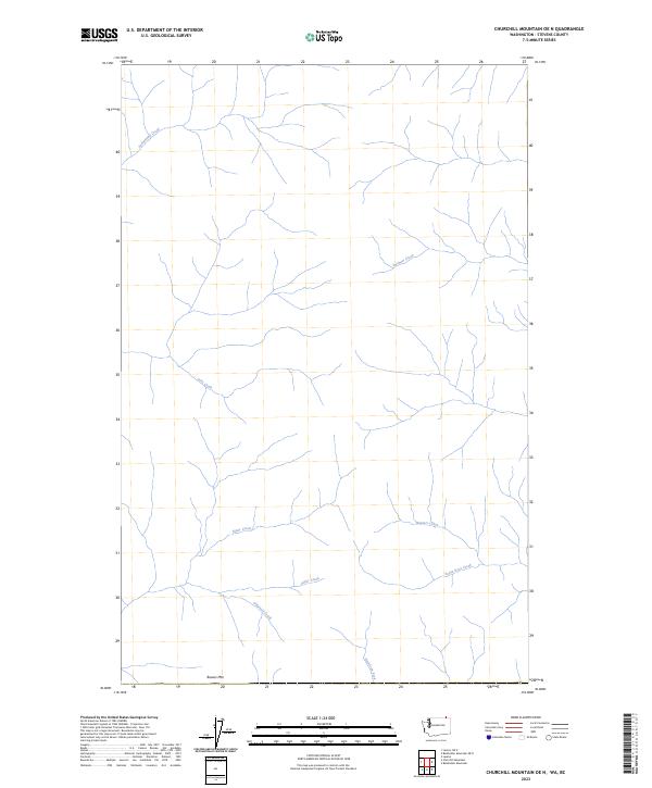 Churchill Mountain OE N topographic map thumbnail
