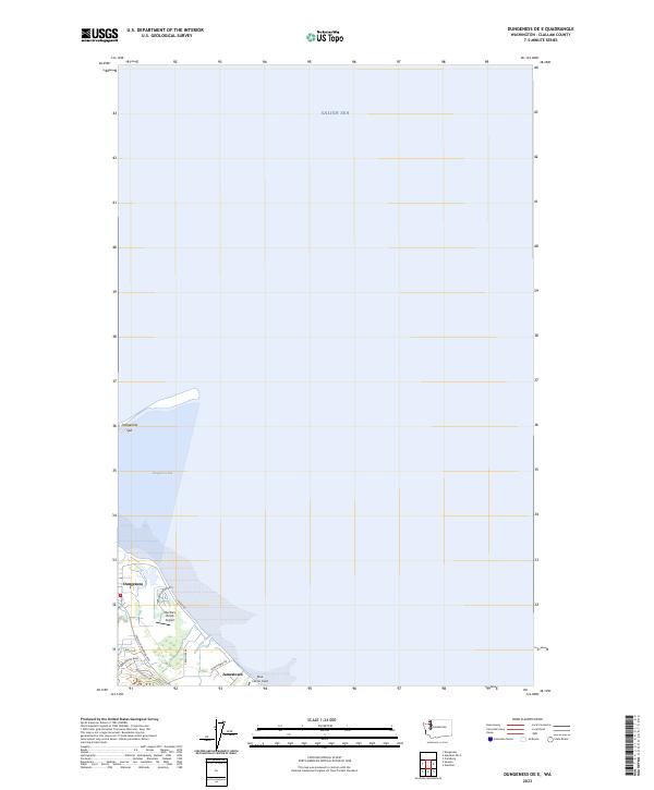 Dungeness OE E topographic map thumbnail