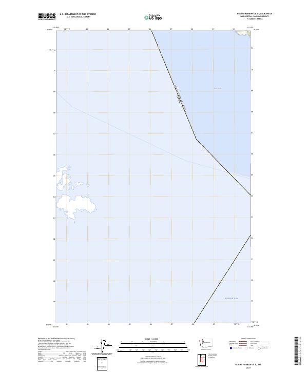 Roche Harbor OE S topographic map thumbnail