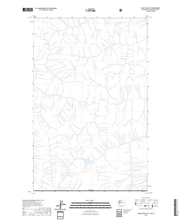 Skagit Peak OE N topographic map thumbnail