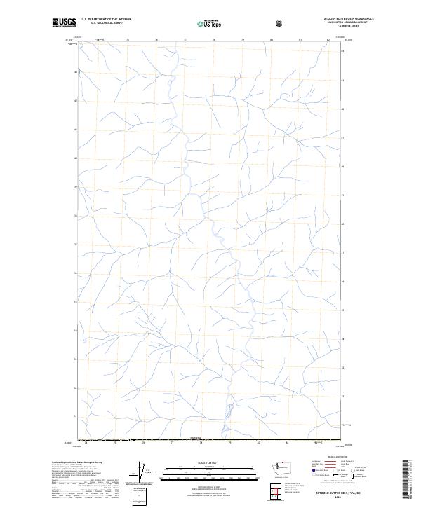 Tatoosh Buttes OE N topographic map thumbnail