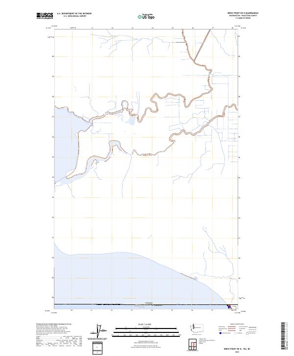 Birch Point OE N topographic map thumbnail