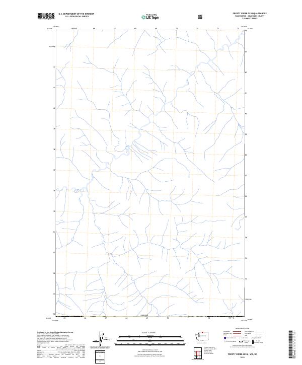 Frosty Creek OE N topographic map thumbnail