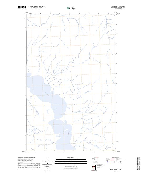 Oroville OE N topographic map thumbnail