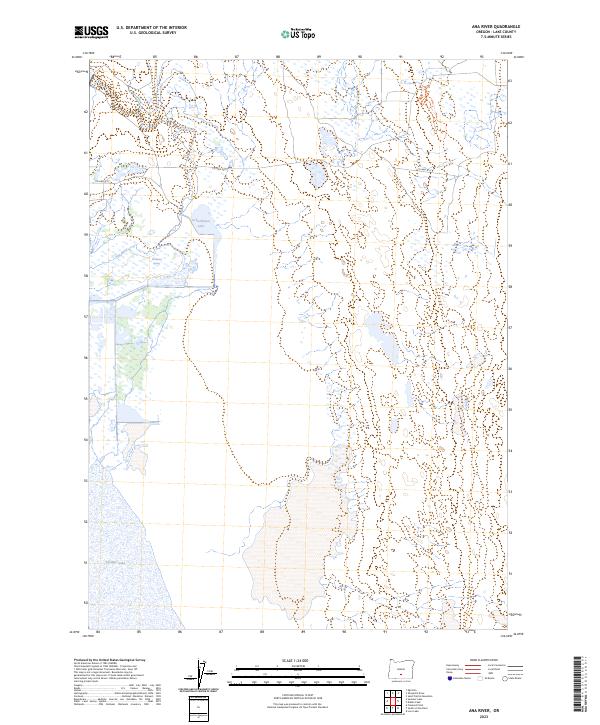Ana River topographic map thumbnail