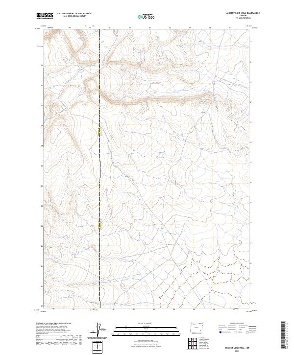 Ancient Lake Well topographic map thumbnail