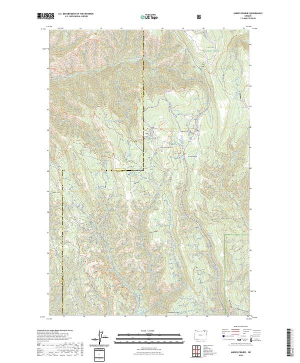 Andies Prairie topographic map thumbnail