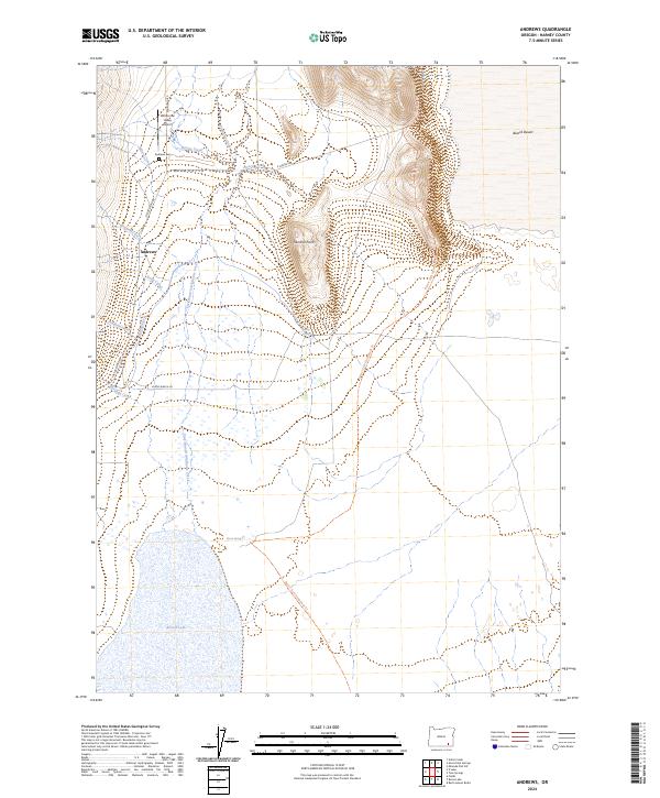Andrews topographic map thumbnail