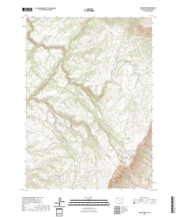 Ankle Creek topographic map thumbnail