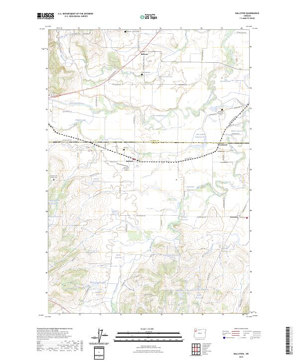 Ballston topographic map thumbnail