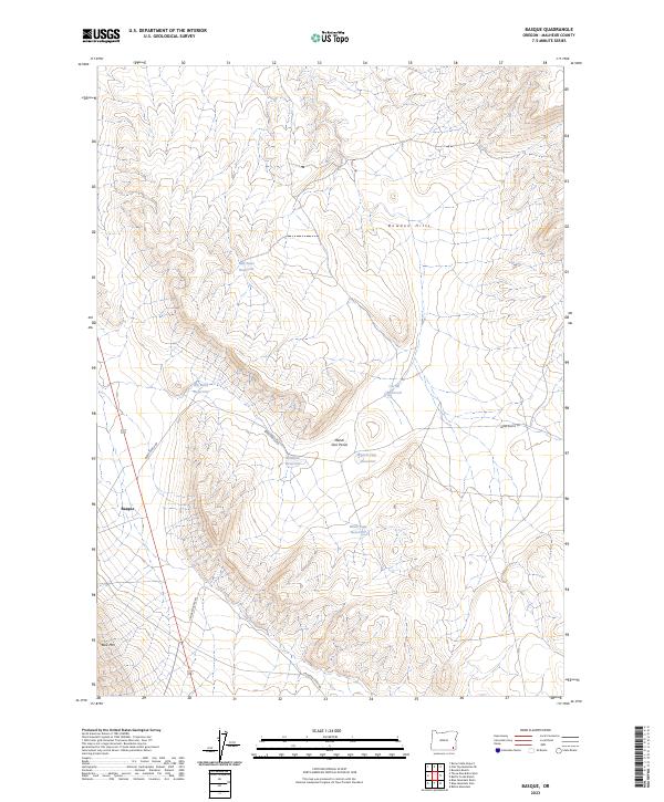 Basque topographic map thumbnail