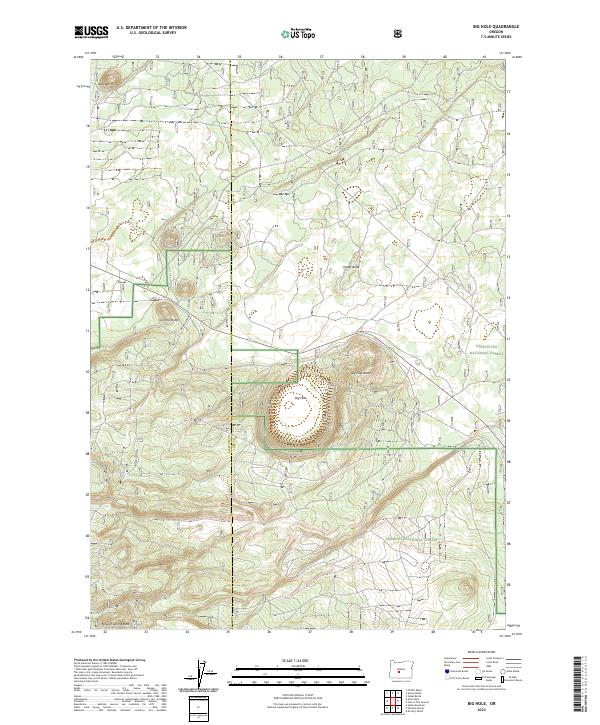 Big Hole topographic map thumbnail
