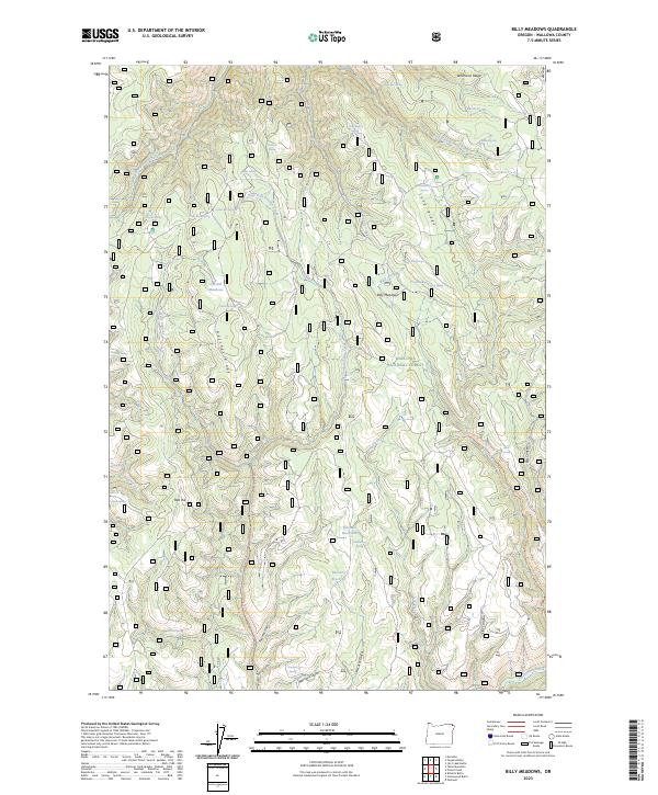 Billy Meadows topographic map thumbnail