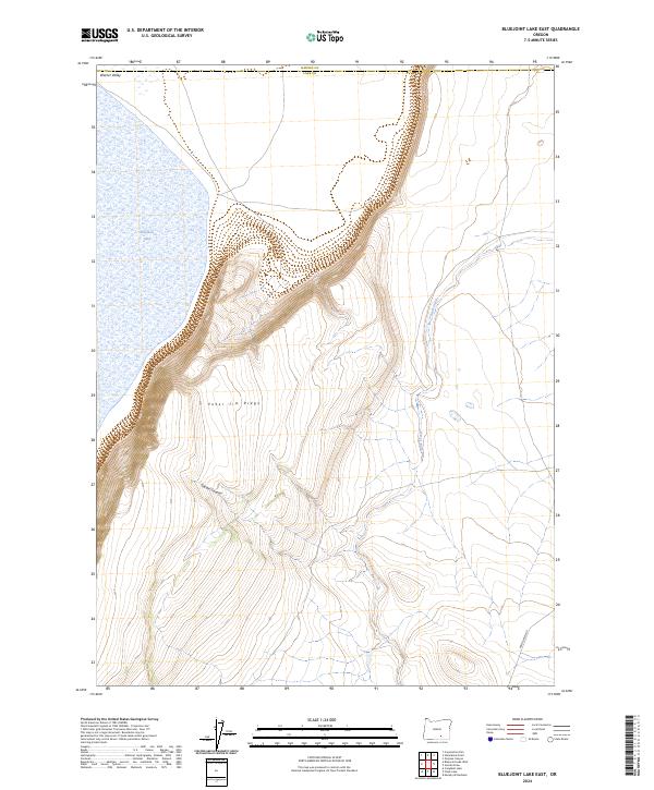 Bluejoint Lake East topographic map thumbnail