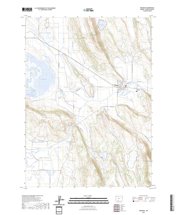 Bonanza topographic map thumbnail