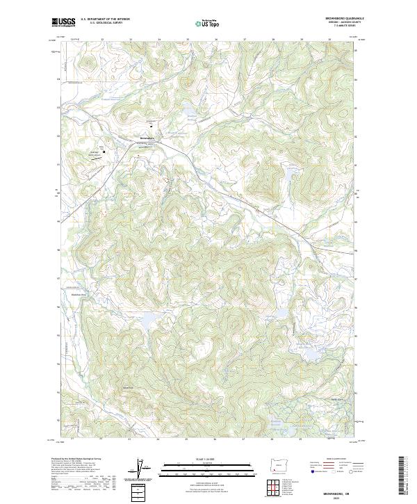 Brownsboro topographic map thumbnail