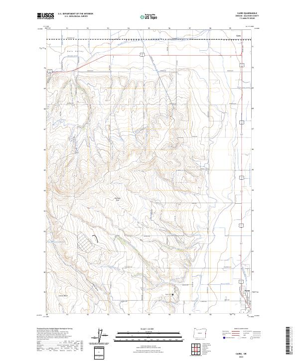 Cairo topographic map thumbnail
