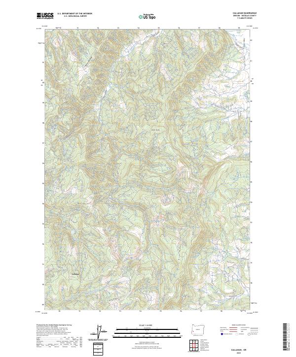 Callahan topographic map thumbnail