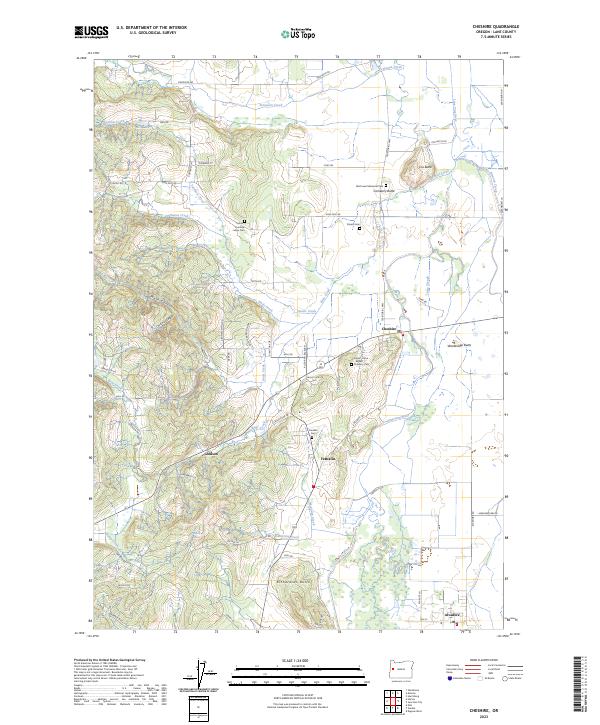 Cheshire 2023 topographic map thumbnail