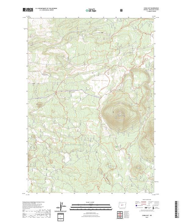 China Hat topographic map thumbnail