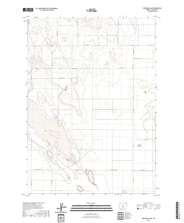 Christmas Lake topographic map thumbnail