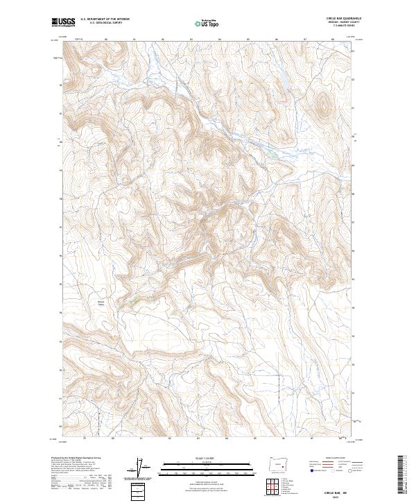Circle Bar topographic map thumbnail