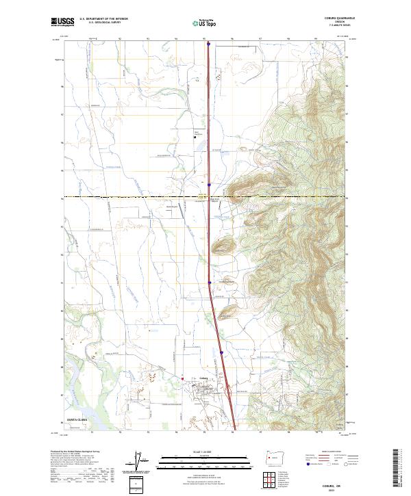 Coburg topographic map thumbnail