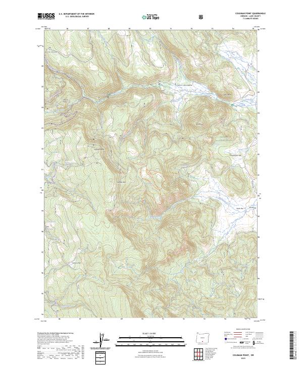 Coleman Point topographic map thumbnail