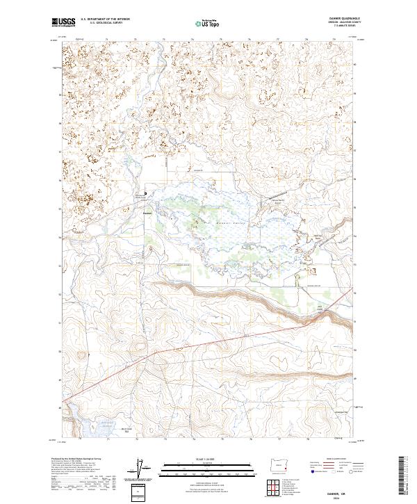 Danner topographic map thumbnail