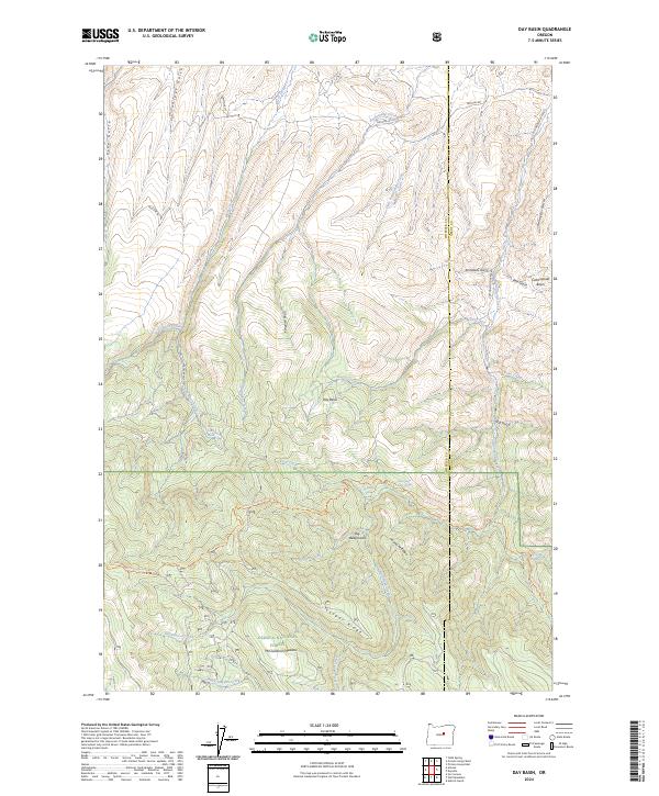 Day Basin topographic map thumbnail