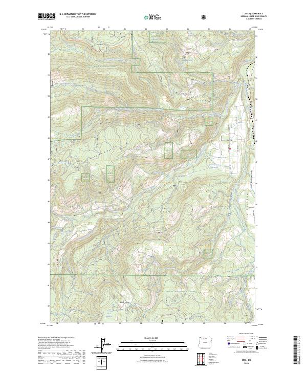 Dee topographic map thumbnail