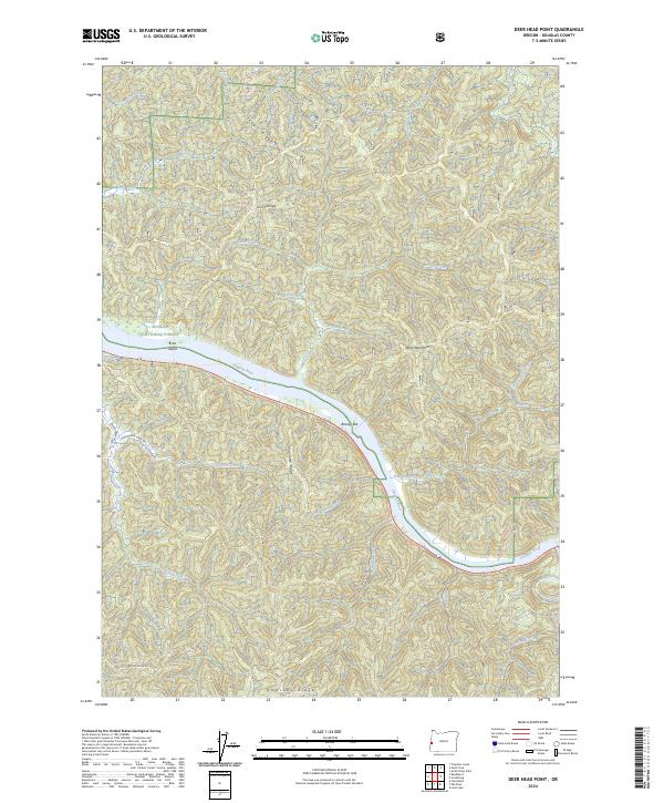 Deer Head Point topographic map thumbnail
