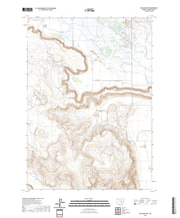 Dog Mountain topographic map thumbnail