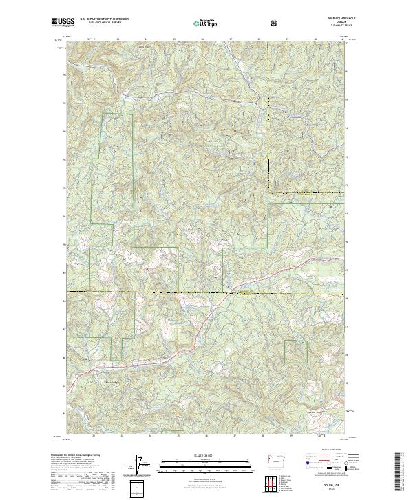 Dolph topographic map thumbnail