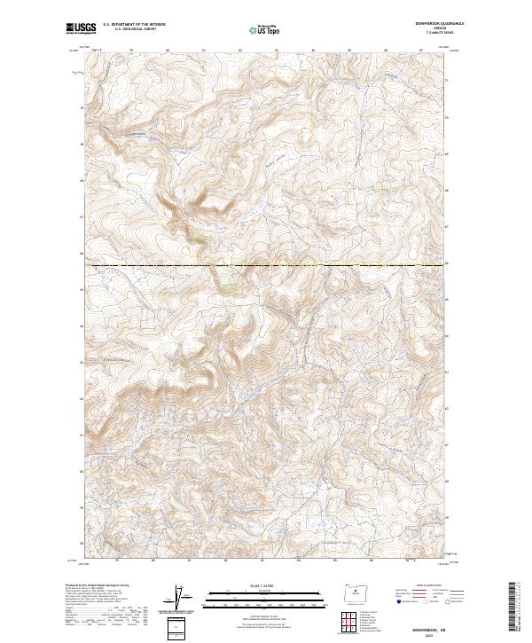 Donnybrook topographic map thumbnail