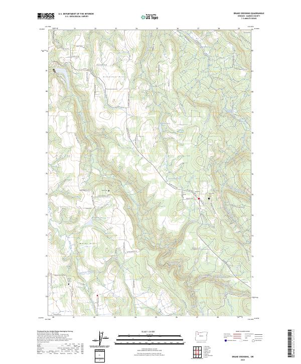 Drake Crossing topographic map thumbnail