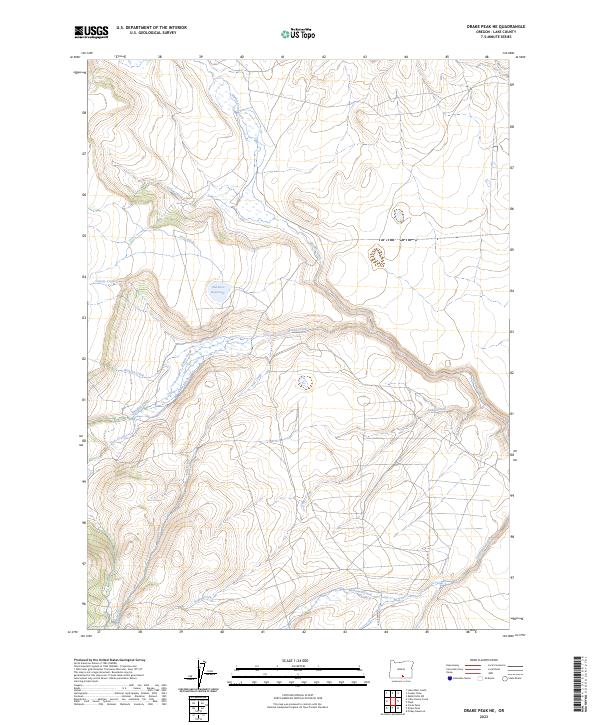 Drake Peak NE topographic map thumbnail