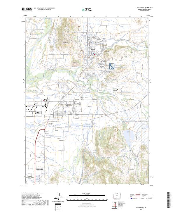 Eagle Point topographic map thumbnail