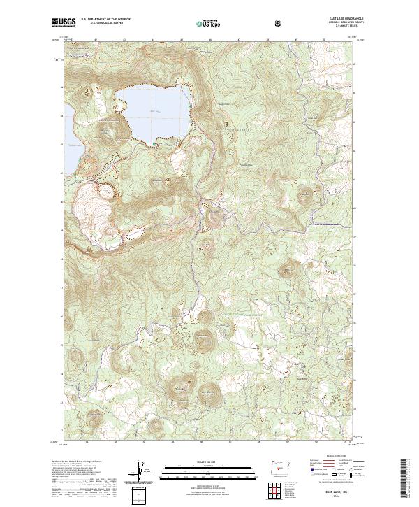 East Lake topographic map thumbnail