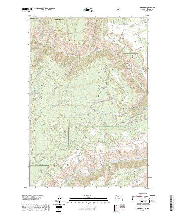 Eden Ridge topographic map thumbnail