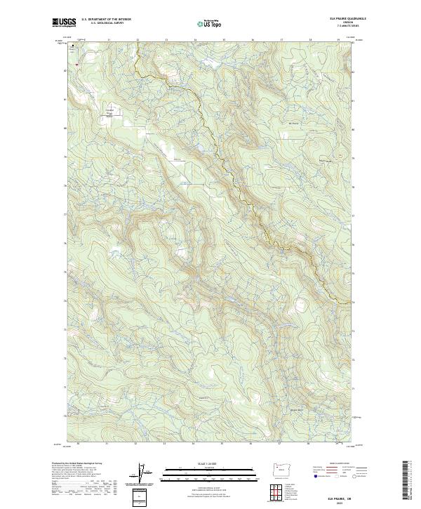 Elk Prairie topographic map thumbnail